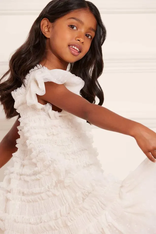 Needle and Thread Kids Formalwear Lisette Kids Dress Champagne 8211 KidsWomen