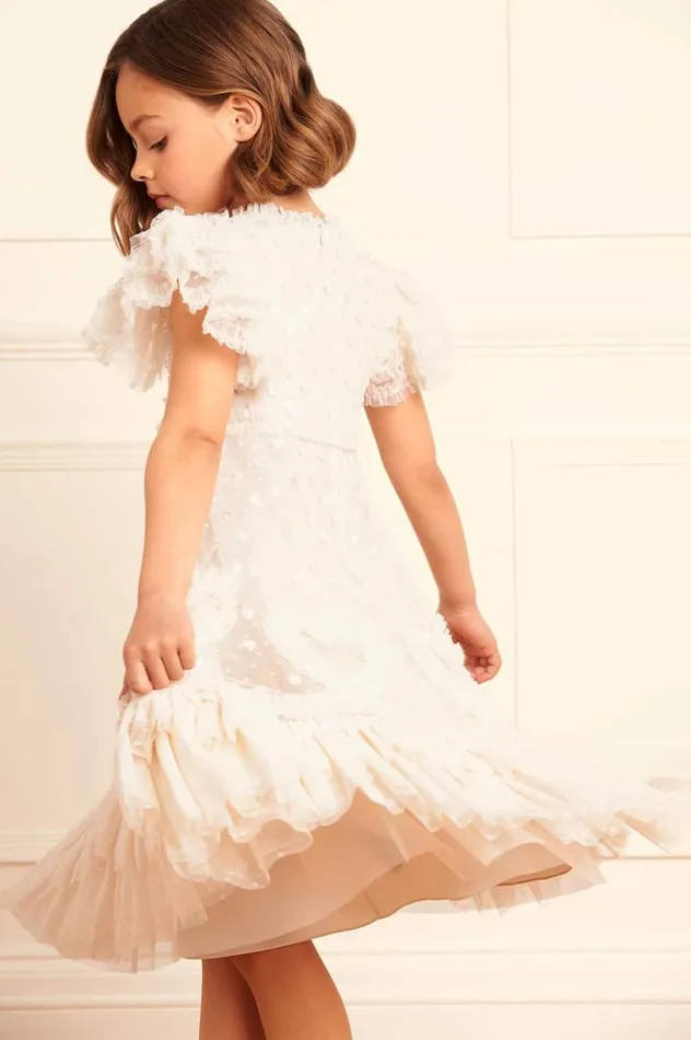 Needle and Thread Kids Formalwear Love Letter Kids Dress Champagne 8211 KidsWomen