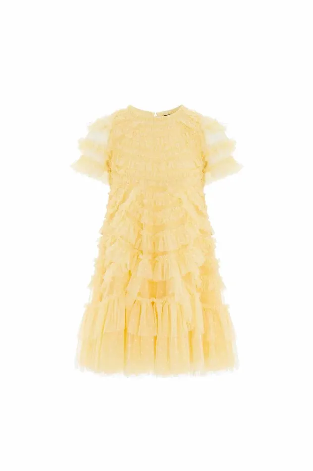 Needle and Thread Kids Formalwear Marilla Ruffle Kids Dress Yellow 8211 Kids