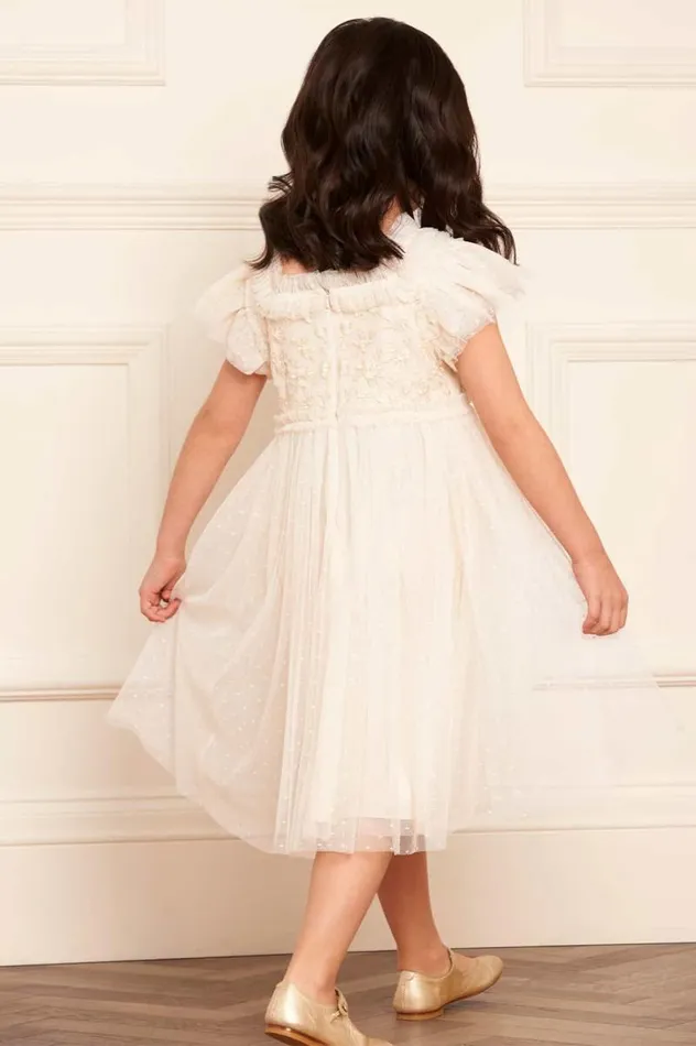 Needle and Thread Kids Formalwear Midsummer Lace Bodice Kids Dress Champagne 8211 KidsWomen