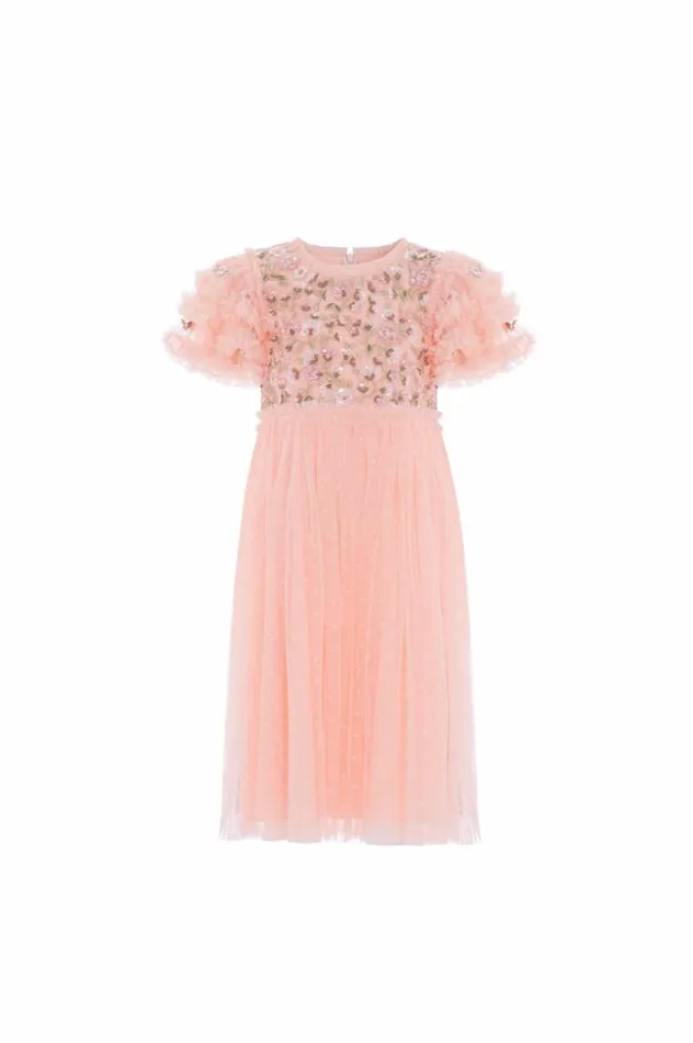 Needle and Thread Kids Formalwear Posy Bodice Kids Dress Coral 8211 Kids