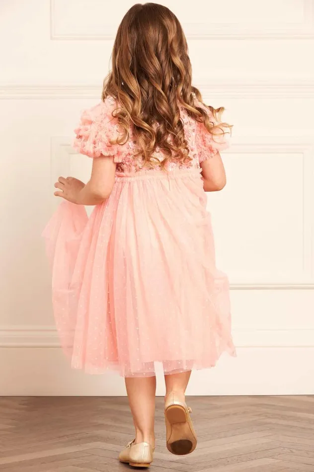 Needle and Thread Kids Formalwear Posy Bodice Kids Dress Coral 8211 Kids
