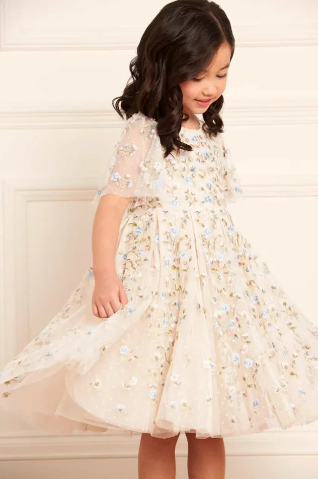 Needle and Thread Kids Formalwear Posy Pirouette Kids Prom Dress Champagne 8211 KidsWomen