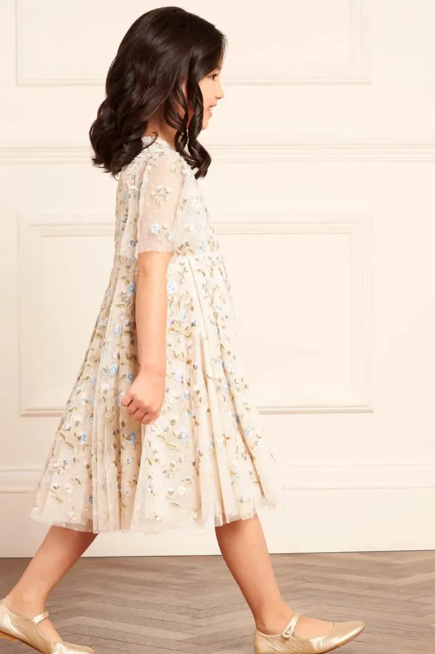 Needle and Thread Kids Formalwear Posy Pirouette Kids Prom Dress Champagne 8211 KidsWomen