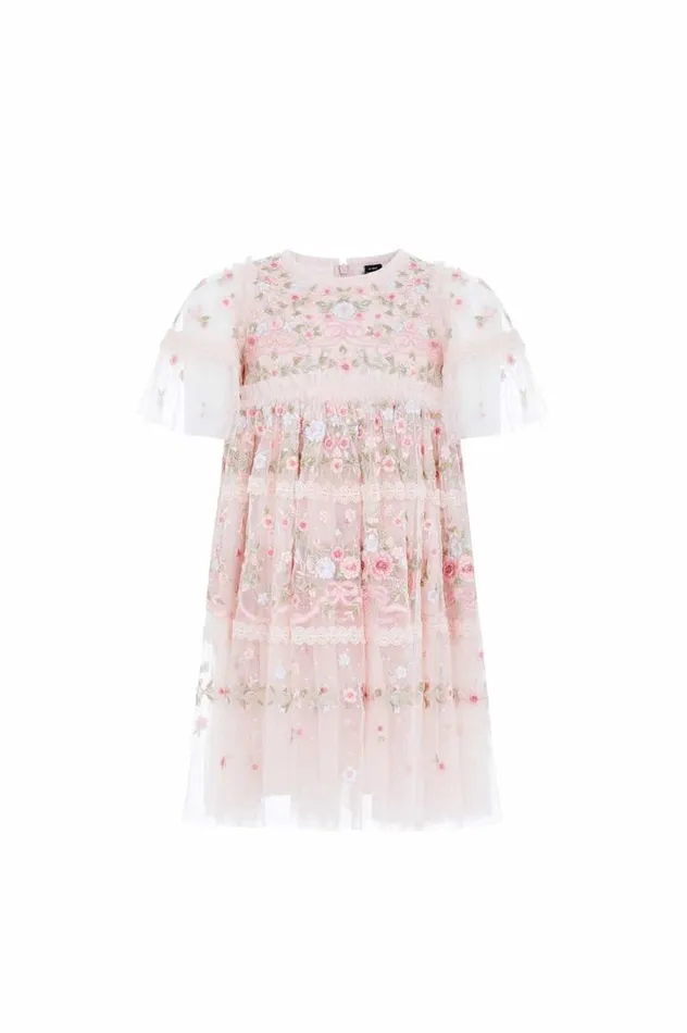 Needle and Thread Kids Formalwear Ribbon Bouquet Kids Dress Pink 8211 KidsWomen