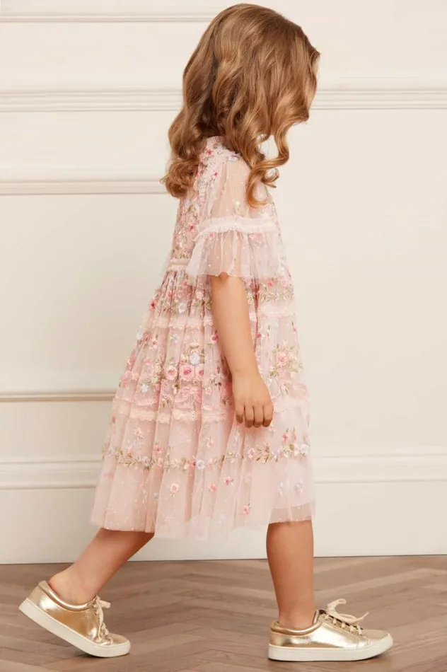 Needle and Thread Kids Formalwear Ribbon Bouquet Kids Dress Pink 8211 KidsWomen