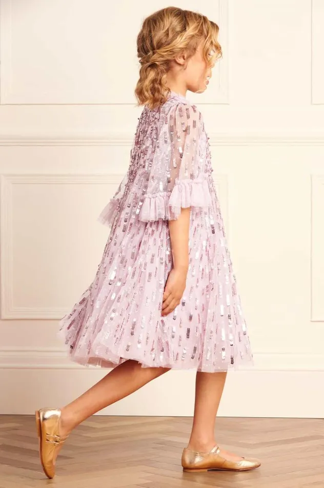 Needle and Thread Kids Formalwear Sequin Dash Kids Dress Pink 8211 Kids