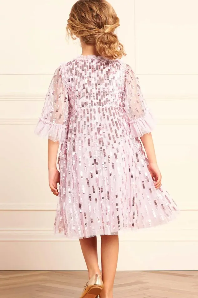 Needle and Thread Kids Formalwear Sequin Dash Kids Dress Pink 8211 Kids