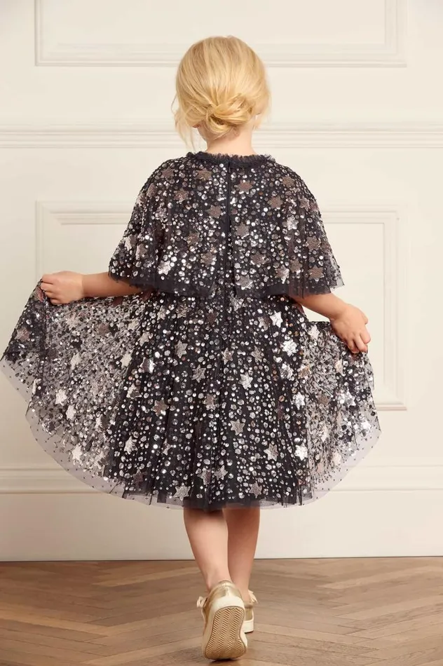 Needle and Thread Kids Formalwear Shooting Stars Kids Dress Black 8211 Kids