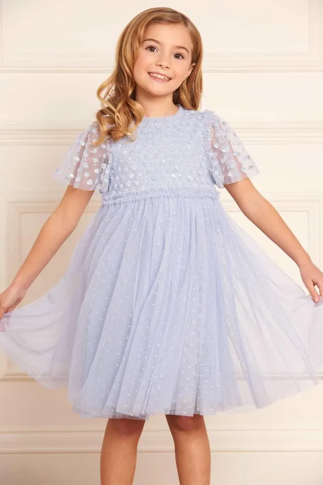 Needle and Thread Kids Formalwear Thea Bodice Kids Dress Blue 8211 KidsWomen