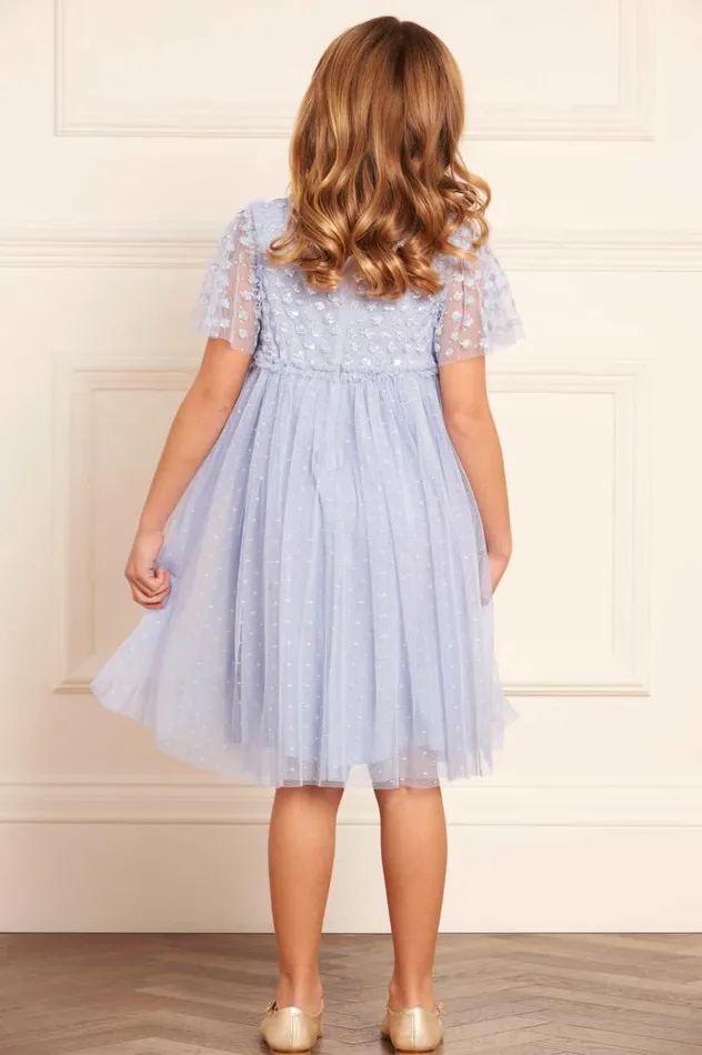 Needle and Thread Kids Formalwear Thea Bodice Kids Dress Blue 8211 KidsWomen