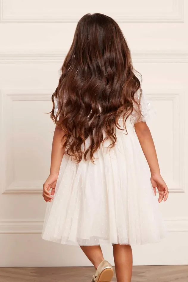 Needle and Thread Kids Formalwear Thea Bodice Kids Dress Champagne 8211 KidsWomen