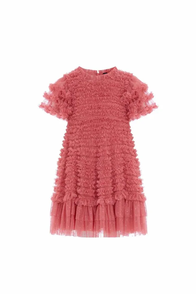 Needle and Thread Kids Formalwear Vivi Ruffle Kids Dress Pink 8211 Kids