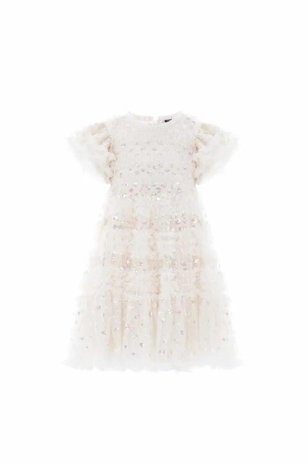 Needle and Thread Kids Formalwear Vivian Kids Dress Champagne 8211 KidsWomen