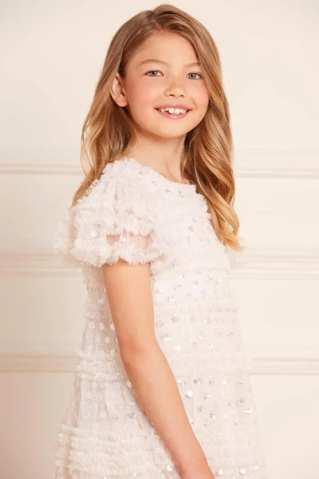 Needle and Thread Kids Formalwear Vivian Kids Dress Champagne 8211 KidsWomen