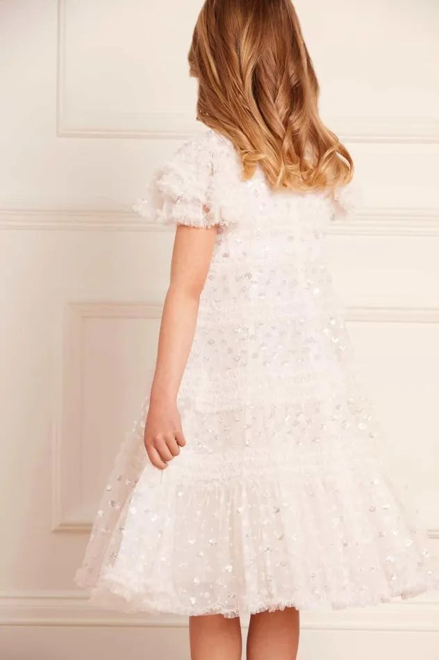 Needle and Thread Kids Formalwear Vivian Kids Dress Champagne 8211 KidsWomen