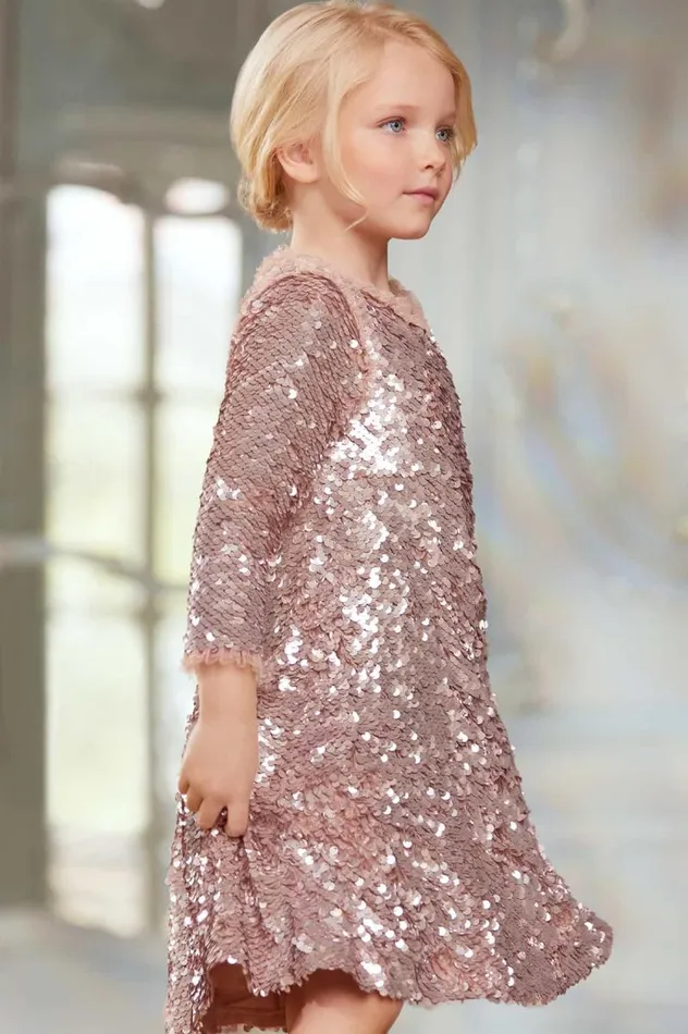 Needle and Thread Kids Partywear Hallie Kids Dress Pink 8211 Kids
