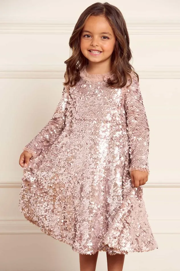 Needle and Thread Kids Partywear Hallie Kids Dress Pink 8211 Kids