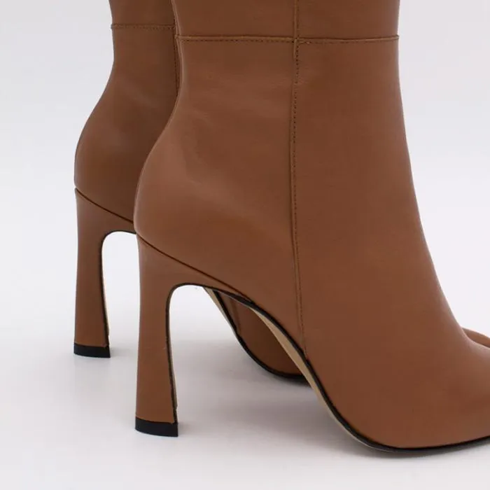 ngel Alarcn Boots Woman LALTA 8211 Leather Pointedtoe High Heel Boots