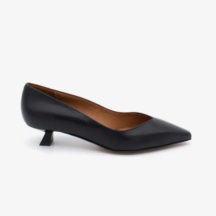 ngel Alarcn Pumps And High Heels Woman WARIAH 8211 Leather Pointed Toe Kitten Heel