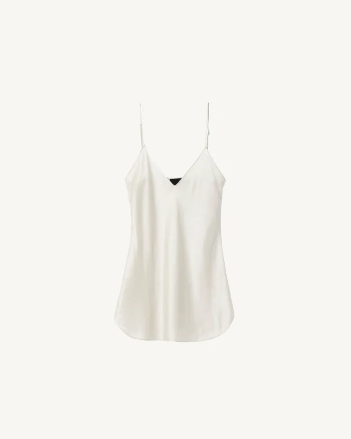 Nili Lotan ISABELLA CAMI TOP Ivory Women Tops