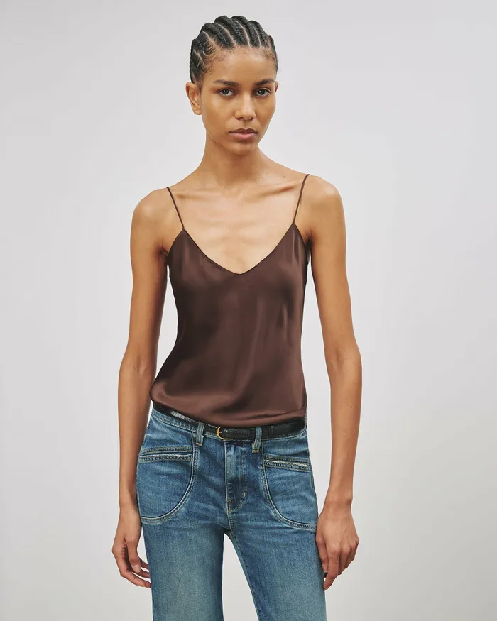 Nili Lotan ISABELLA CAMI TOP Ivory Women Tops