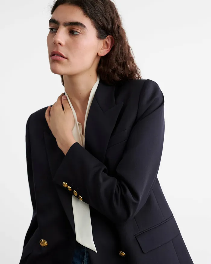 Nili Lotan VEDA JACKET Midnight Women Jackets and Blazers