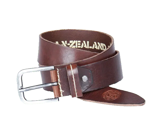 NZA New Zealand Auckland Belts Mannering Brown 8211 Men
