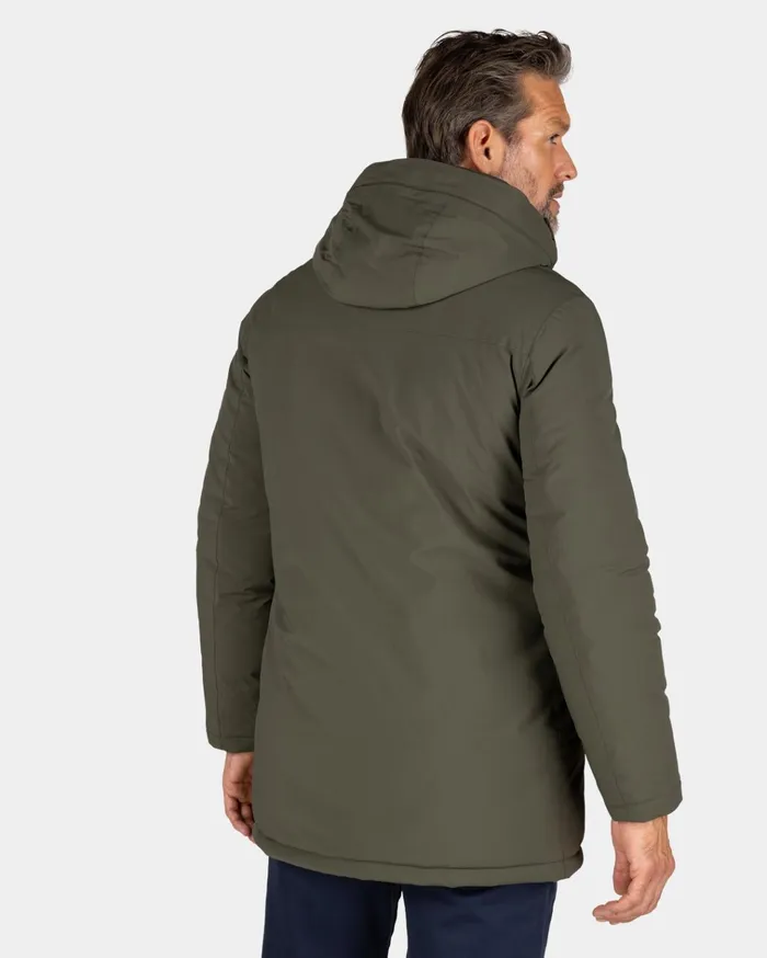 NZA New Zealand Auckland Jackets Dark Green Parka With Standing Collar 8211 Gravel Green 8211 Men NZA New Zealand Auckland Jackets Dark Green Parka With Standing Collar 8211 Gravel Green 8211 Men
