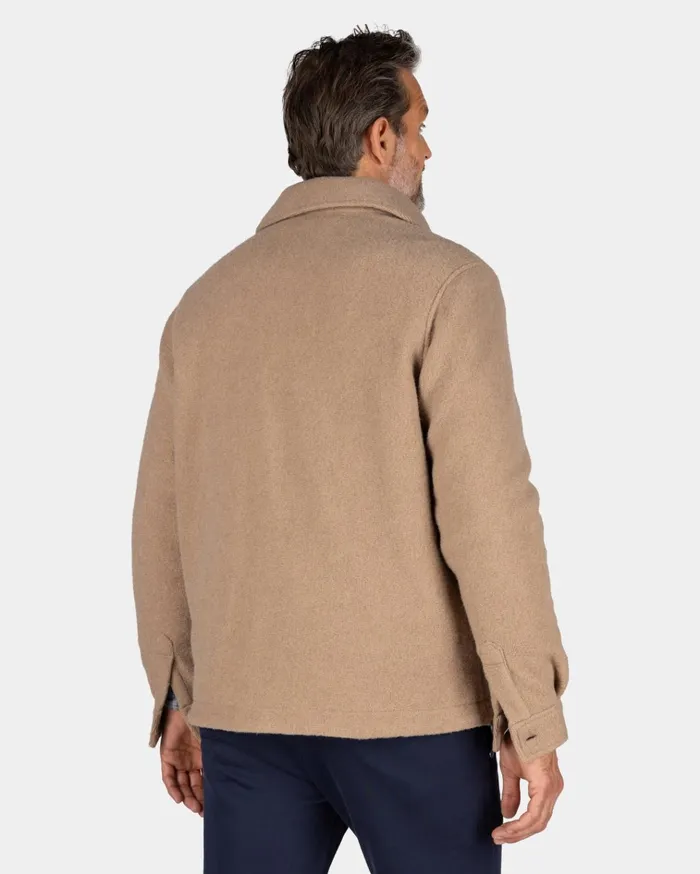 NZA New Zealand Auckland Jackets Light Brown Short Wool Coat 8211 Chestnut 8211 Men NZA New Zealand Auckland Jackets Light Brown Short Wool Coat 8211 Chestnut 8211 Men