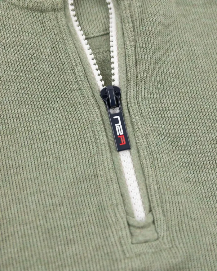 NZA New Zealand Auckland Knitwear Green Half Zip Sweat 8211 Sage 8211 Men NZA New Zealand Auckland Knitwear Green Half Zip Sweat 8211 Sage 8211 Men