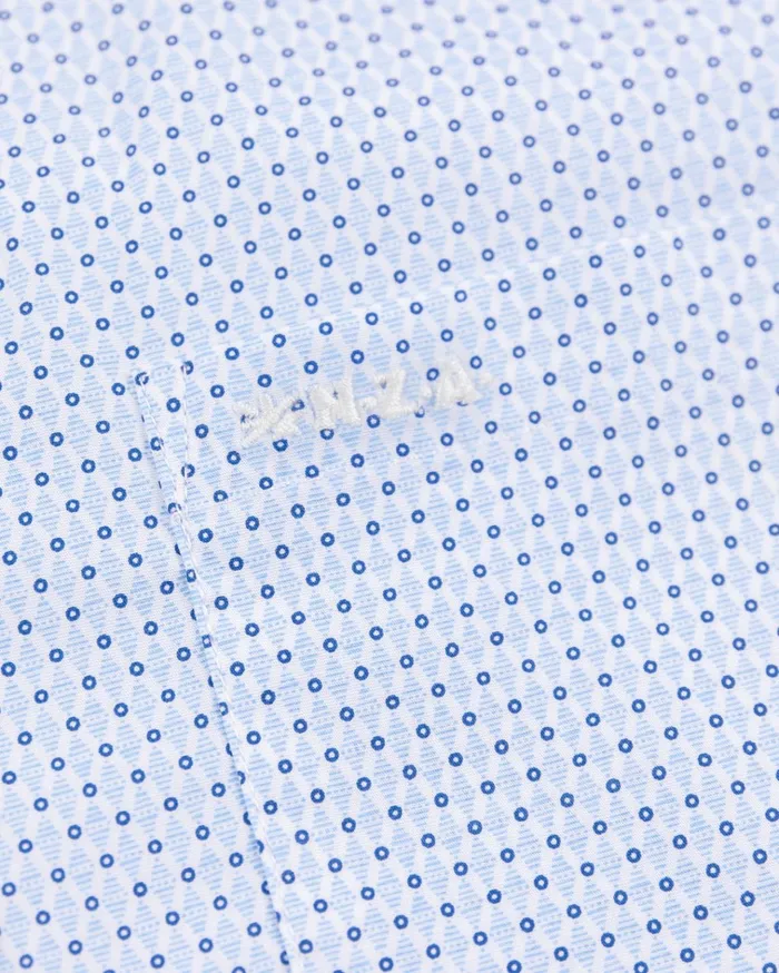 NZA New Zealand Auckland Shirts Dotted Lightblue Shirt 8211 Marble Blue 8211 Men NZA New Zealand Auckland Shirts Dotted Lightblue Shirt 8211 Marble Blue 8211 Men