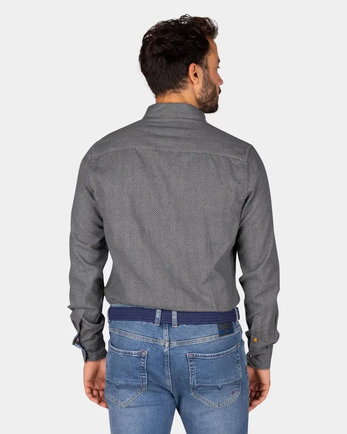 NZA New Zealand Auckland Shirts GreyBlue Flannel Shirt 8211 Tin Blue 8211 Men