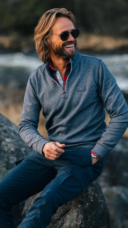 NZA New Zealand Auckland Sweatshirts Sporty Dark Blue Sweater With HalfZip 8211 Winter Navy 8211 Men NZA New Zealand Auckland Sweatshirts Sporty Dark Blue Sweater With HalfZip 8211 Winter Navy 8211 Men