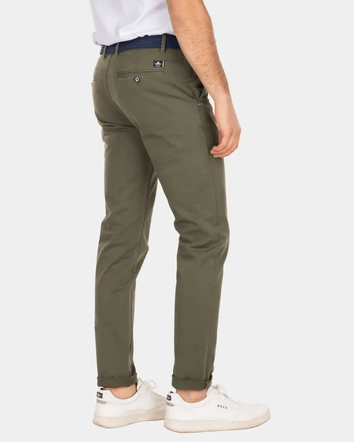 NZA New Zealand Auckland Trousers Napier Twill Stretch 8211 Army 8211 Men