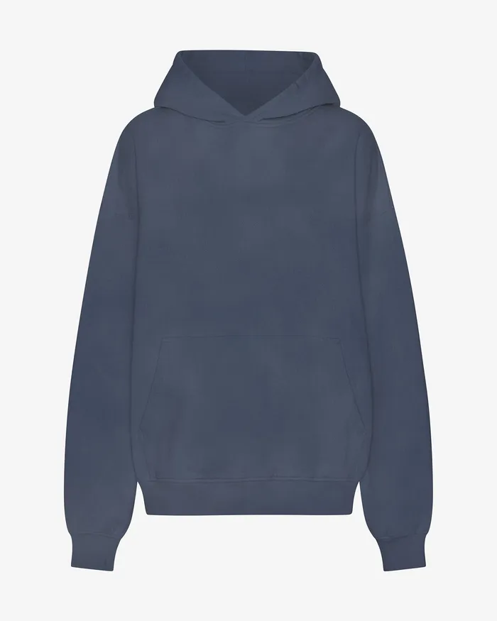 Organic Oversized Hood 8211 Neptune Blue Women Hoodies Colorfulstandard