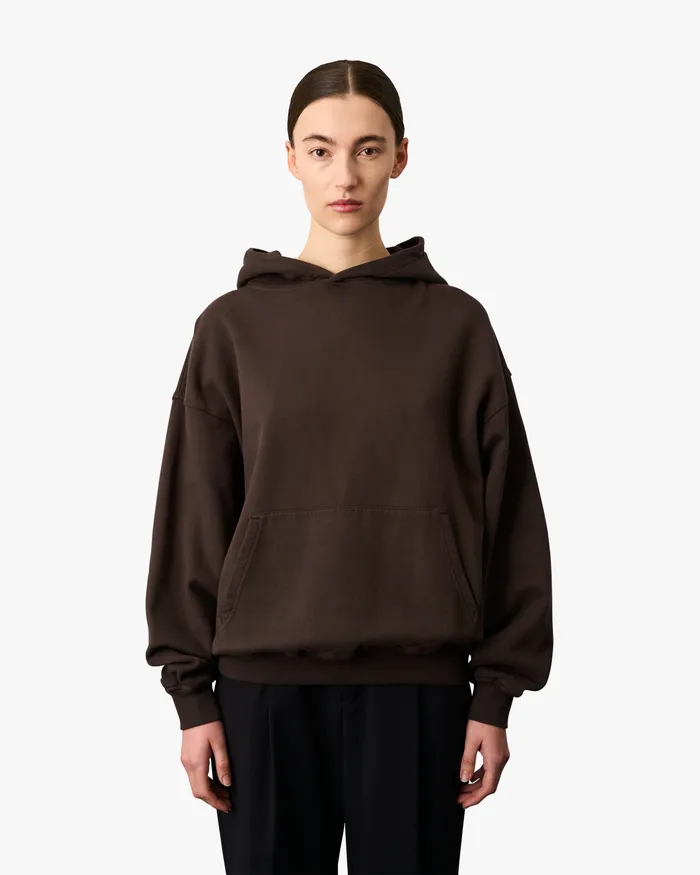 Organic Oversized Hood 8211 Sandstone Orange Women Hoodies Colorfulstandard