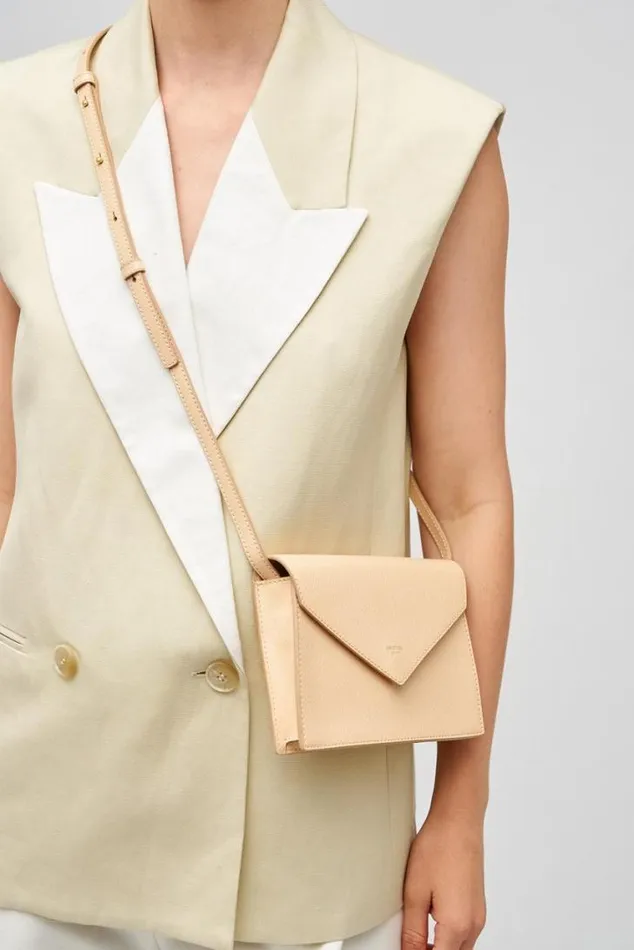Oroton Clutches Mia Texture Clutch Honey Nougat 8211 Women