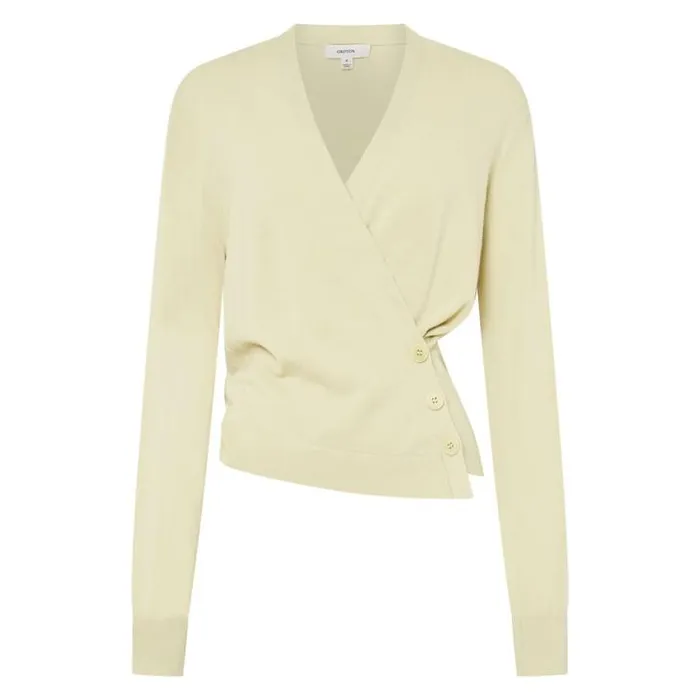 Oroton Knitwear Wrap Cardigan Fennel 8211 Women