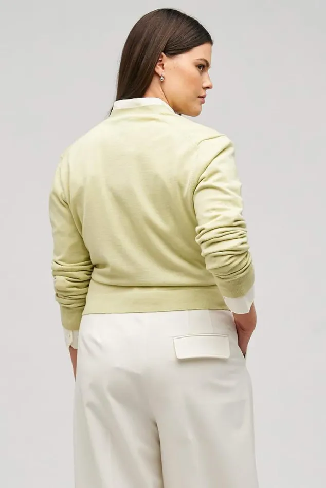Oroton Knitwear Wrap Cardigan Fennel 8211 Women