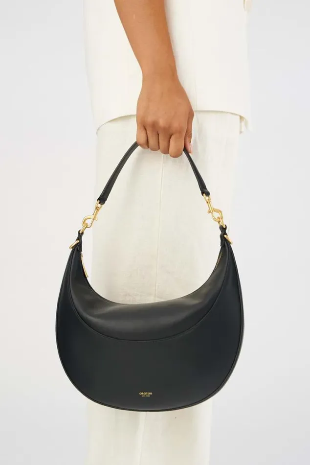 Oroton Sets Florence Medium Hobo Black 8211 Women