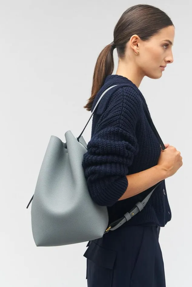 Oroton Totes Ellis Hobo Grey Flannel 8211 Women