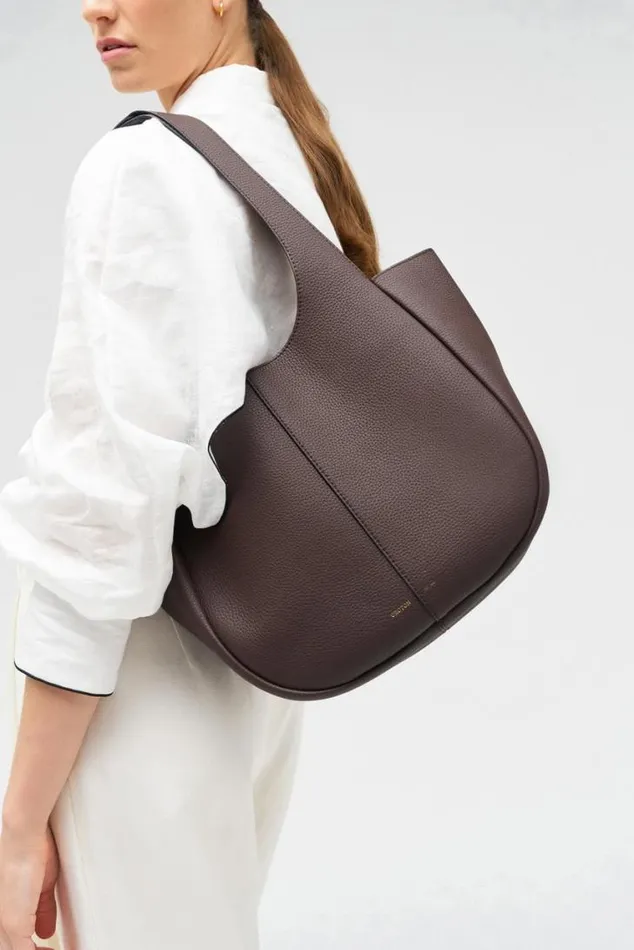 Oroton Totes Emilia Tote Bear Brown 8211 Women