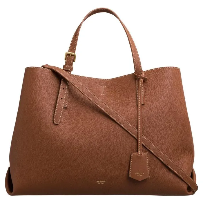 Oroton Work Margot Large Day Bag Whiskey 8211 Women