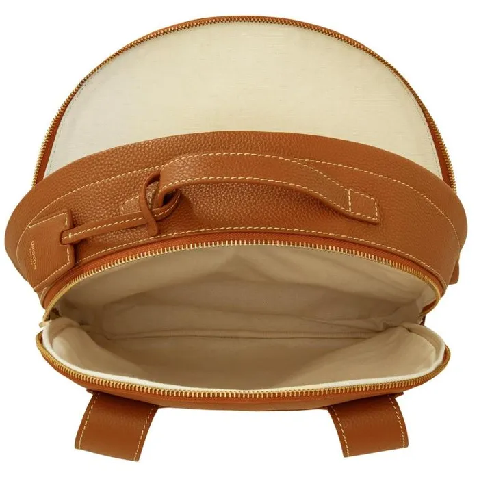 Oroton Work Margot Zip Backpack Whiskey 8211 Women