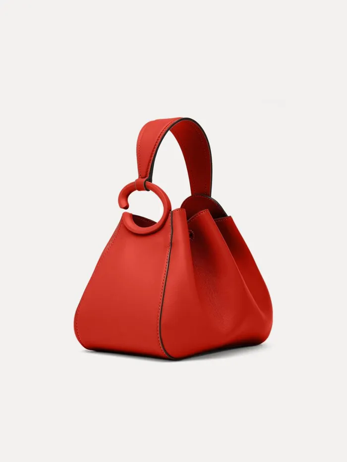 Oscar De La Renta O Handle Bag Cinnamon Women Handbags