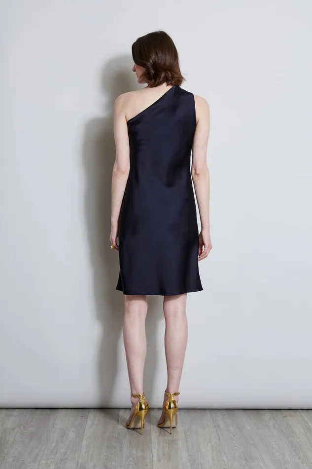 Outlet 8211 Women Suiting Elie Tahari Satin Scarf Dress Stargazer