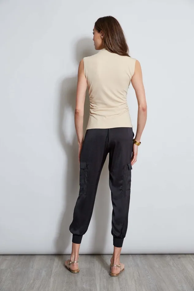Outlet 8211 Women Tops Elie Tahari Asymmetric Rib Knit Driftwood