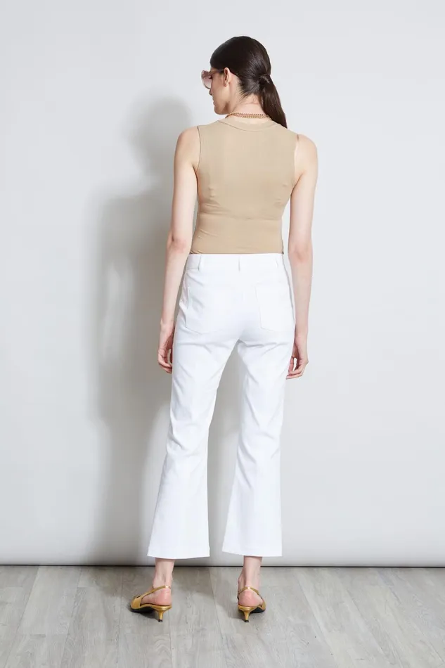 Outlet 8211 Women Tops Elie Tahari Rib Knit Scoop Tank Top Sandcastle