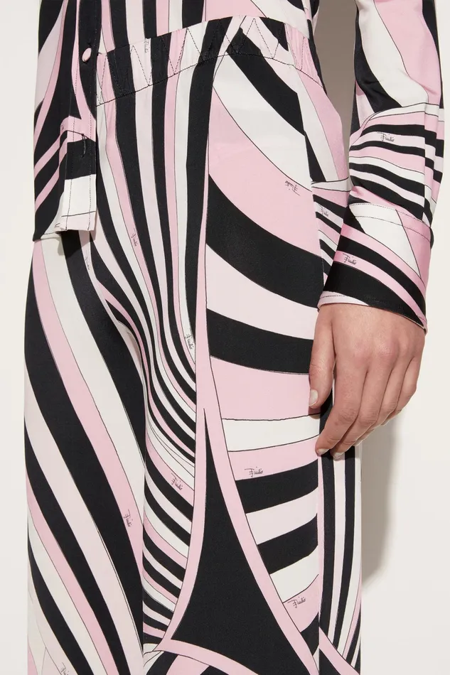 Pants And Shorts Women PUCCI IridePrint Trousers